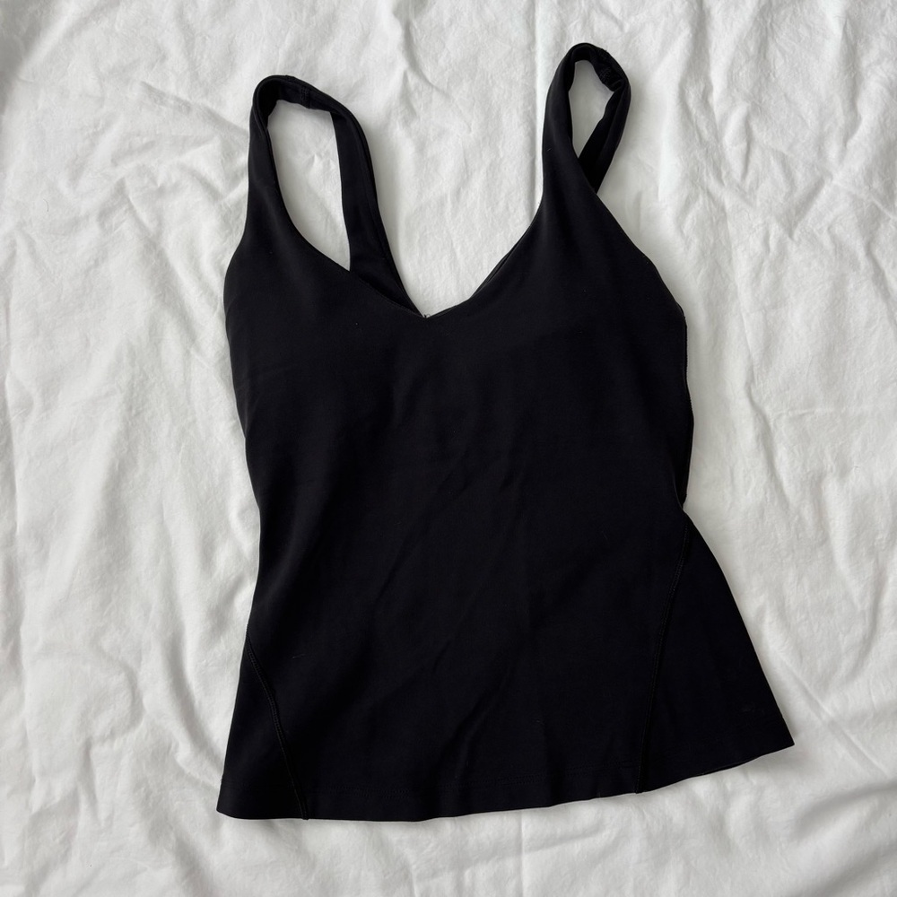 Lululemon Black Align Tank Top Size 0 Nulu Athletic Yoga Top